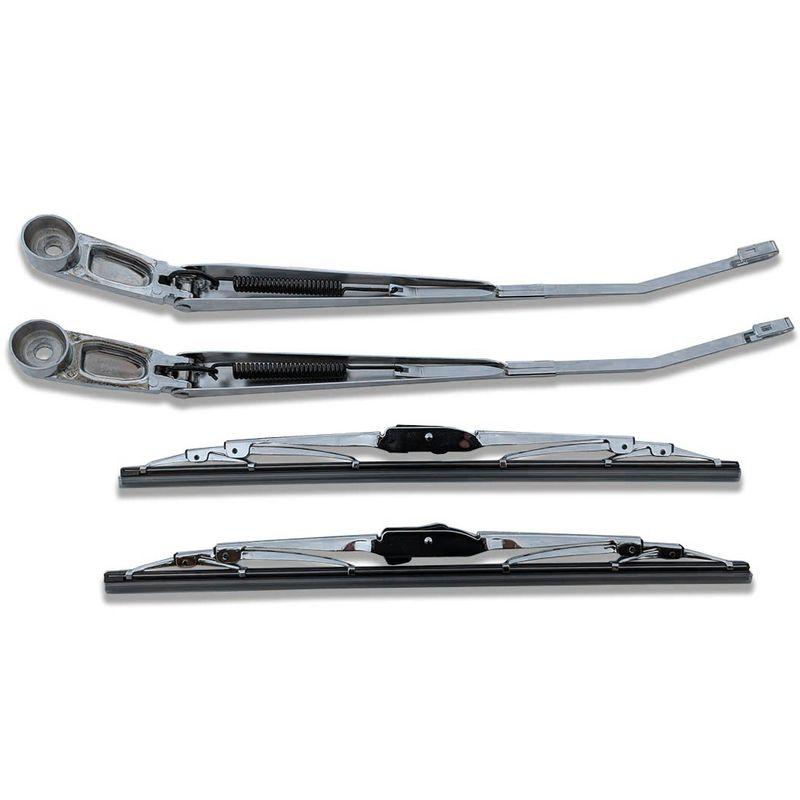 スズキ キャリーDA16T （H25/9〜）メッキワイパーブレード＆アーム