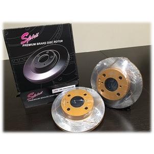 ランエボ　CP9A F/ゴールドスリットローター＆パッド 送料無料 ランエボ CP9A F/ゴールドスリットローター＆パッド FBK