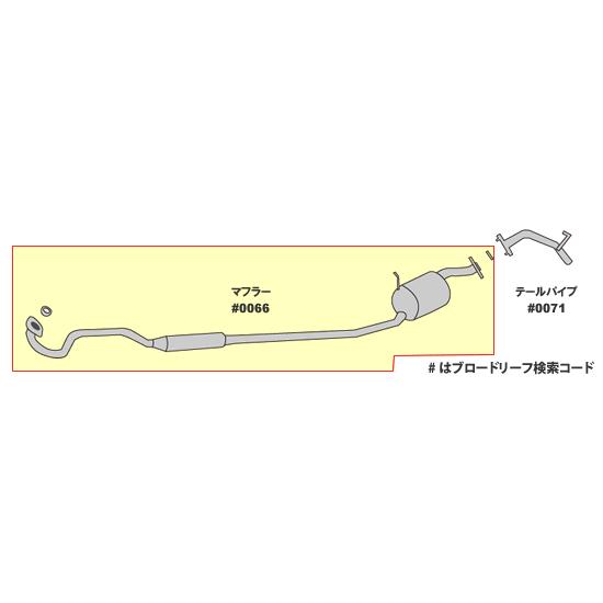 マフラー ミラココア L685S(4WD)純正同等/車検対応055-176 : 株式会社