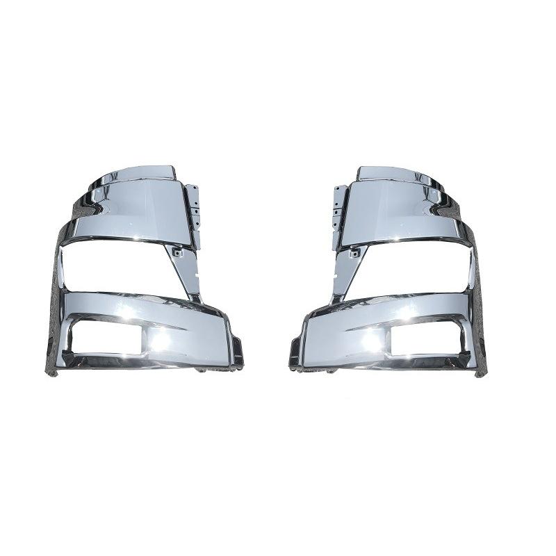 日野 17 プロフィア H29.5- メッキ バンパー コーナー パネル サイド