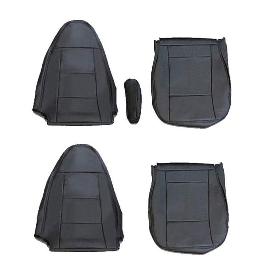 NEW スーパーグレート シートカバー フロント 運転席 助手席 セット 艶 