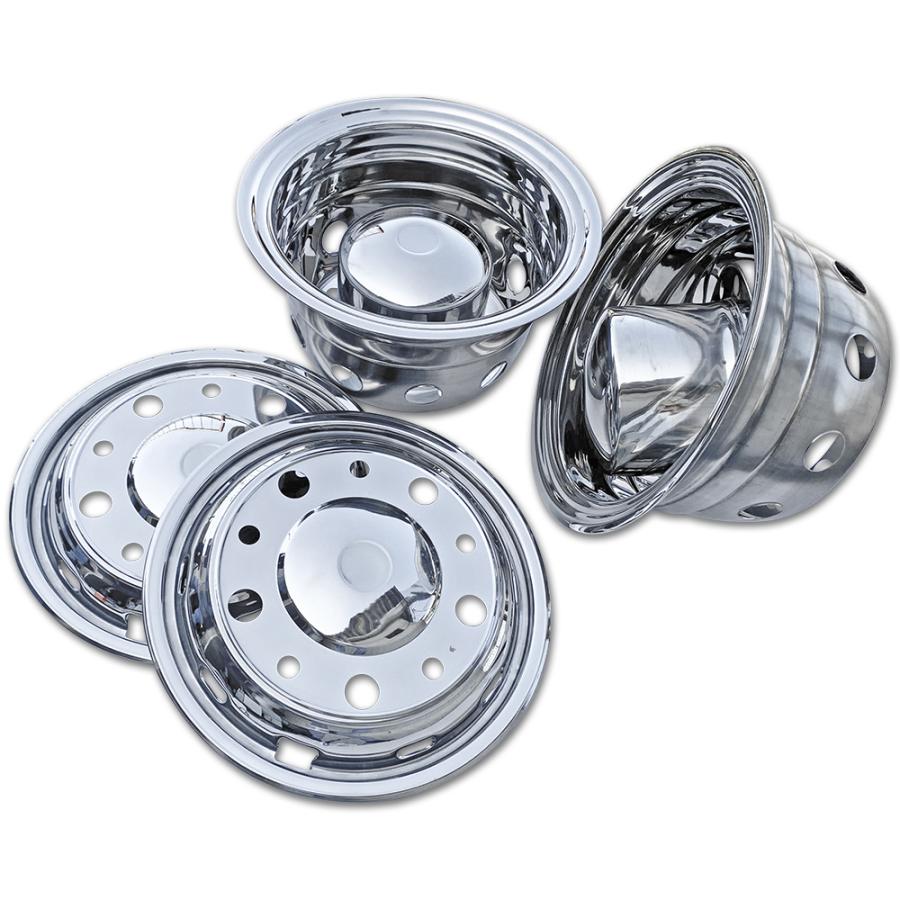 新ISO 10穴 22.5-8.25 off162 対応 ステンレス ホイールライナー  