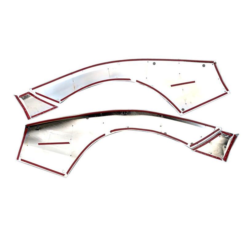 日野 デュトロ ダイナ メッキドアガーニッシュ メッキフェンダー 左右4