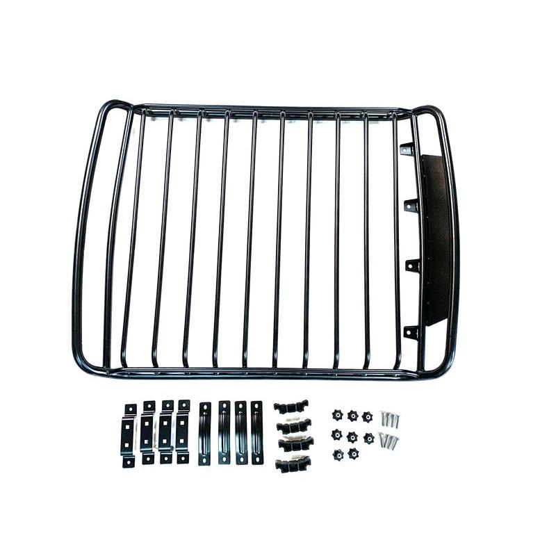 ルーフラック アルミ ブラック 軽自動車