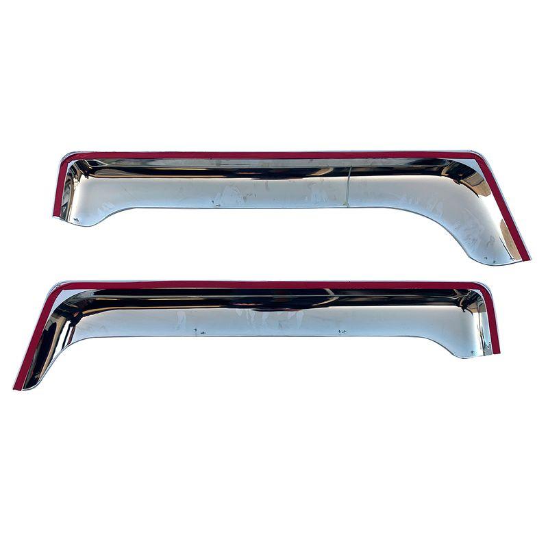 三菱ふそう 17スーパーグレート H29/5〜 メッキ サイドバイザー ドア