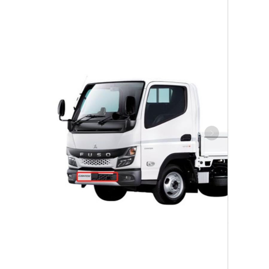 新型キャンター 令和2年11月〜 ワイド オールメッキ バンパー センター  