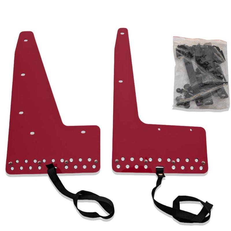 デリカミニ　マッドガード 赤 三菱 デリカミニ用 2023/05〜マッドガード マッドフラップ 泥除け 1台