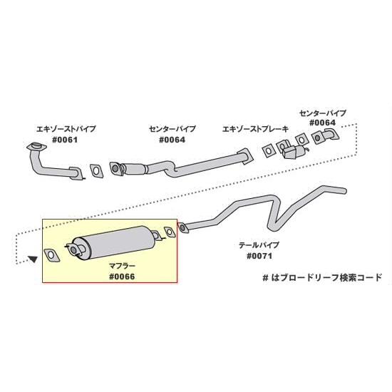新品マフラー エルフ□NHR69 NHS69 NKR69 WHR69 WKR69 純正同等/車検