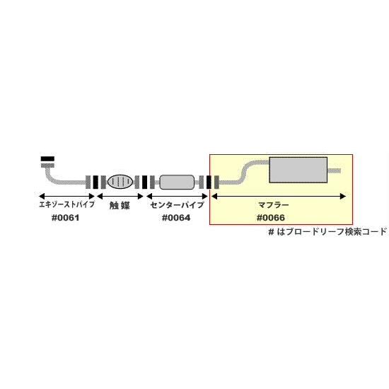 デリカスターワゴン P05W P25W P35W□新品マフラー 純正同等/車検対応 