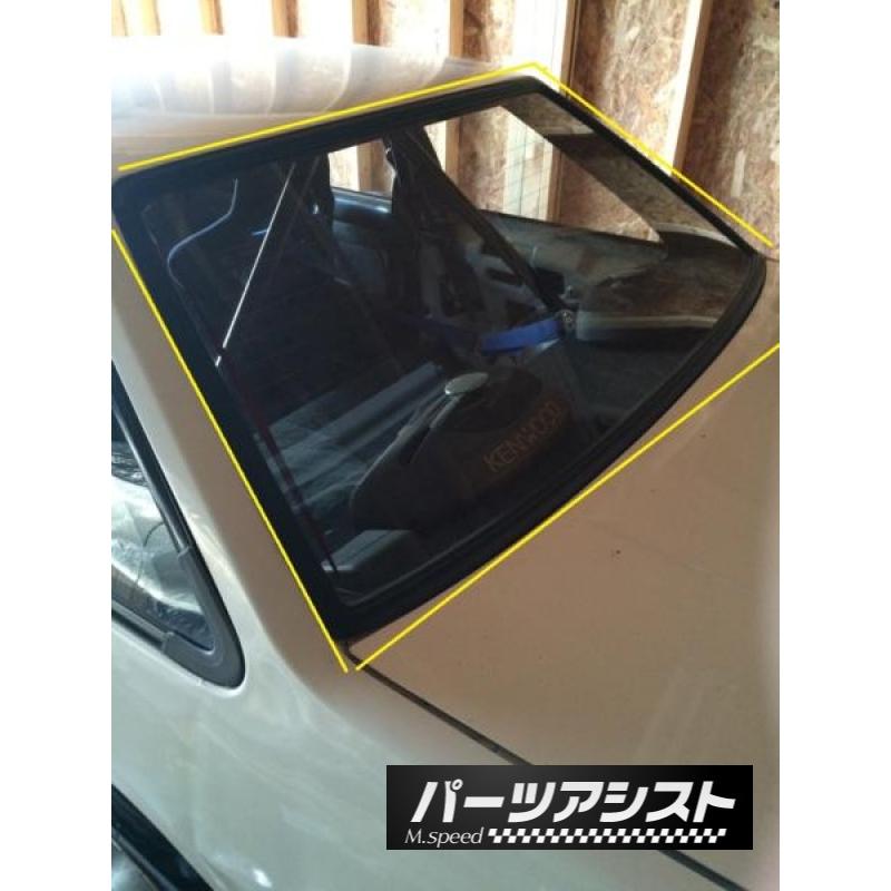 AE86用 リアガラスウェザーストリップ 2ドアクーペ用 トレノ レビン