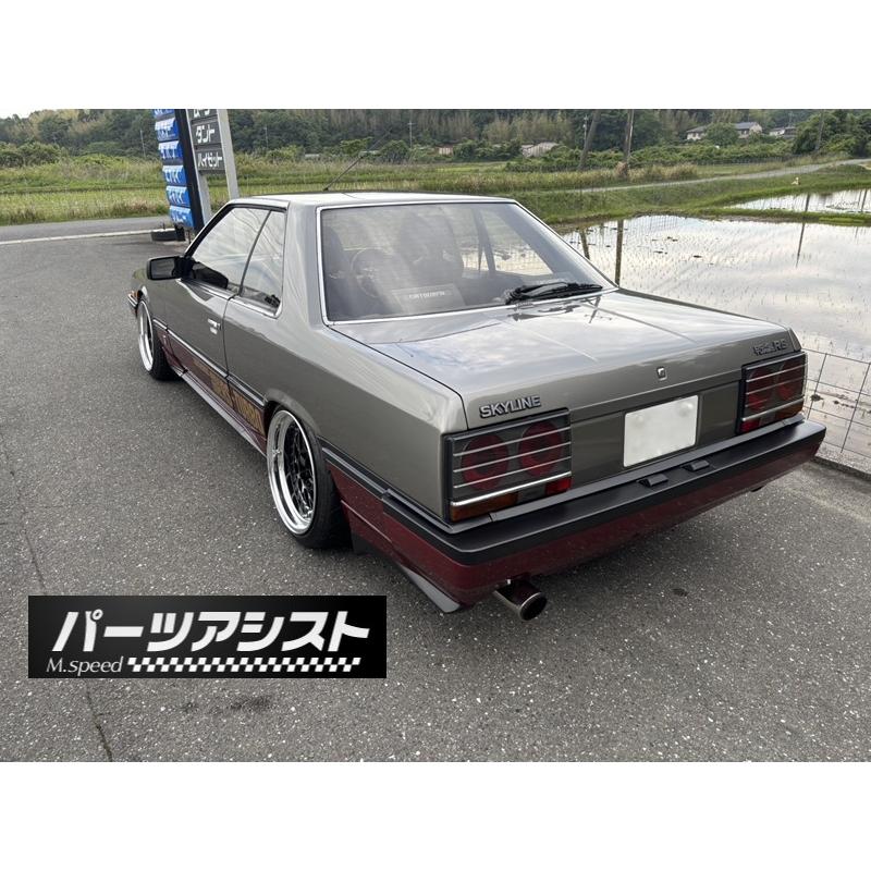 DR30 2ドア用 フロント、リアガラス用ガラスファスナーセット