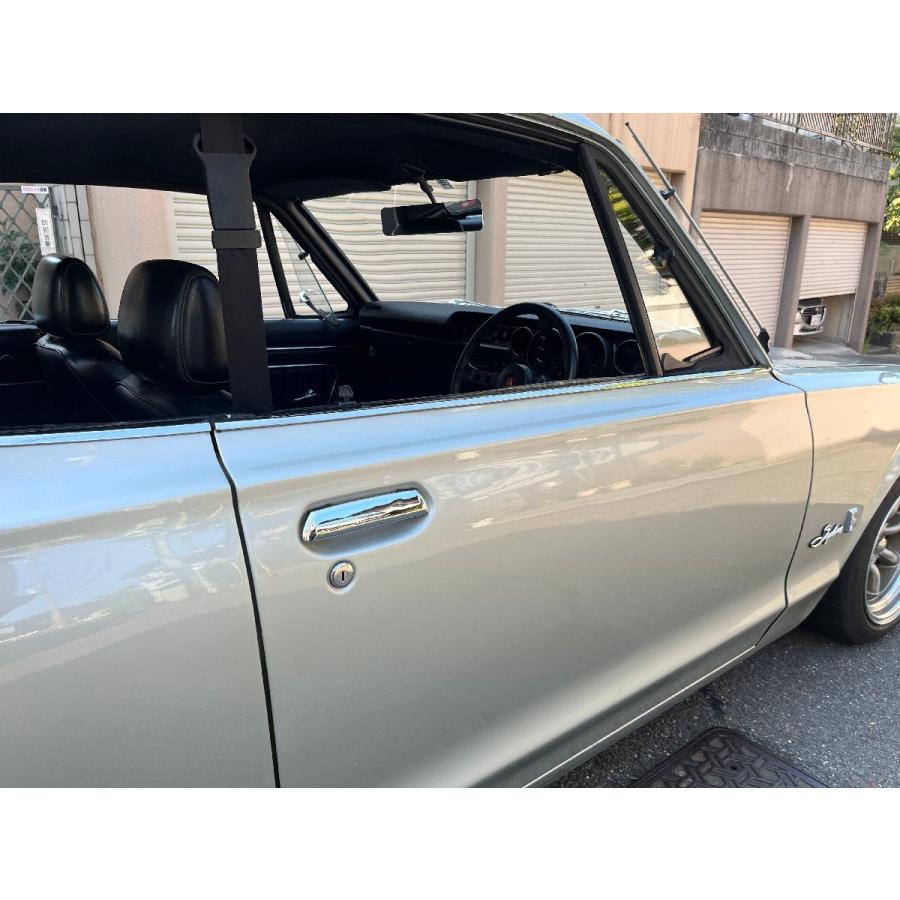 ハコスカレース用ワイドミラー ハコスカ レース用ワイドミラー 一体型 GC10 KGC10 KPGC10 旧車 L型