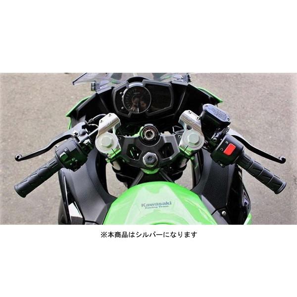 BEET ニンジャ250/400('18〜) レーシングハンドルキット[シルバー] 0605-KE4-00の画像