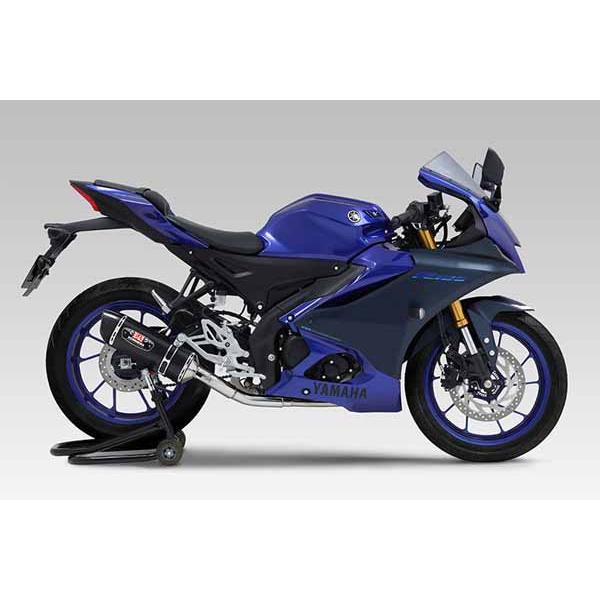 ヨシムラ YZF-R125/MT-125他 フルエキマフラー 機械曲R-77S [SMC] 110A
