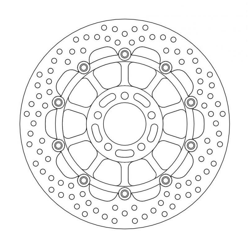 モトマスター ZX-12R/GPZ1100/ZR-7他 フロントディスク ヘイロー