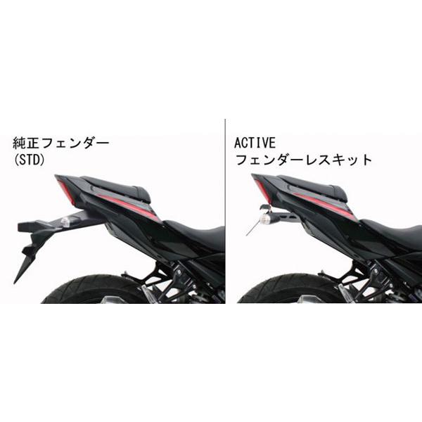 アクティブ GSX250R(2017〜2020) フェンダーレスキット ブラック [LEDナンバー灯付き] 1155039の画像