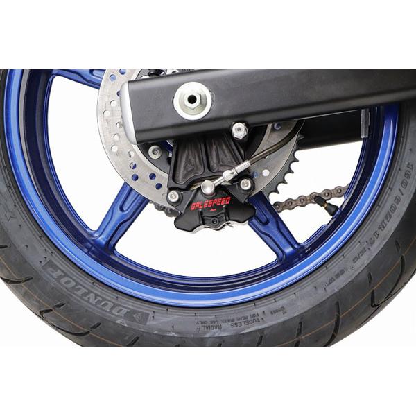 アクティブ ZRX1200ダエグ リアキャリパーサポート ブラック (2POT 