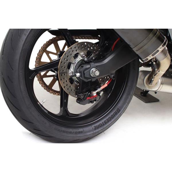 アクティブ ニンジャ ZX-4R SE リアキャリパーサポート ブラック (2POT