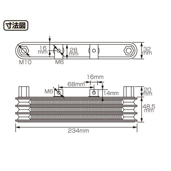 KITACO（キタコ） スーパーオイルクーラーキット(3段コア) CT125