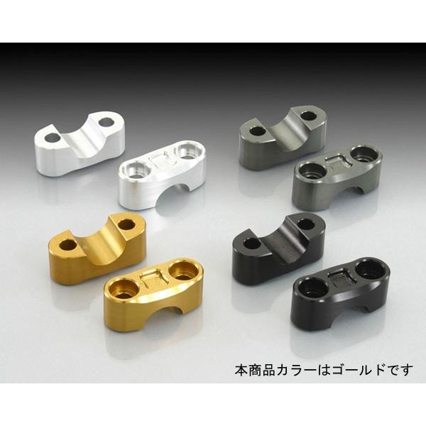 【12月23日出荷】キタコ  グロム・PCX他　ハンドルアッパーホルダー(ゴールド)　 561-9000170