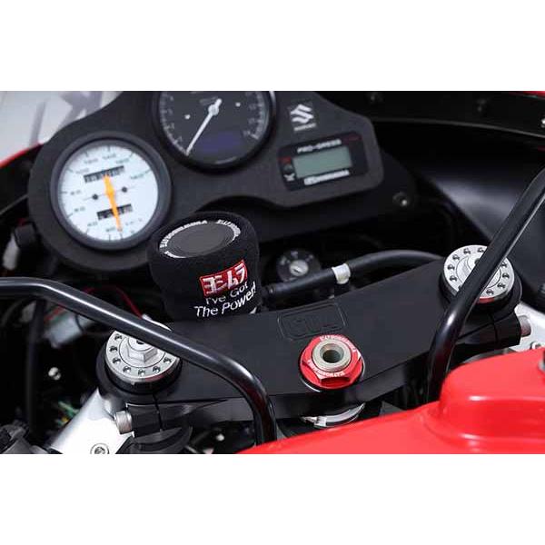 ヨシムラ ステアリングステムナット M22xP1.0 レッド 623-573-5140