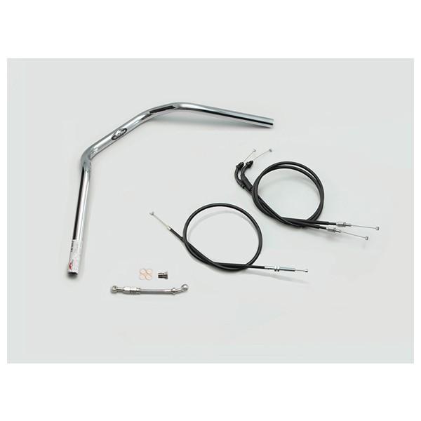 【×欠品中 要納期確認】ハリケーン ナロー2型 ハンドルSET [クロームメッキ] CB125R('18) H033-046C