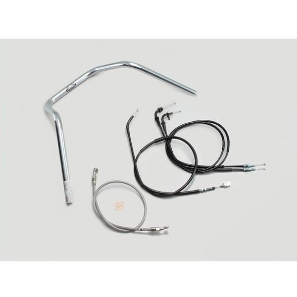 【×欠品中 納期未定】ハリケーン 200UP3ガタPBハンドルSET Cメッキ H506-013C