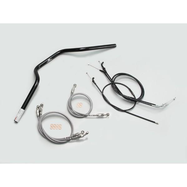 欠品中 納期未定】ハリケーン ヨーロピアン3ガタ ハンドルSET BK H702