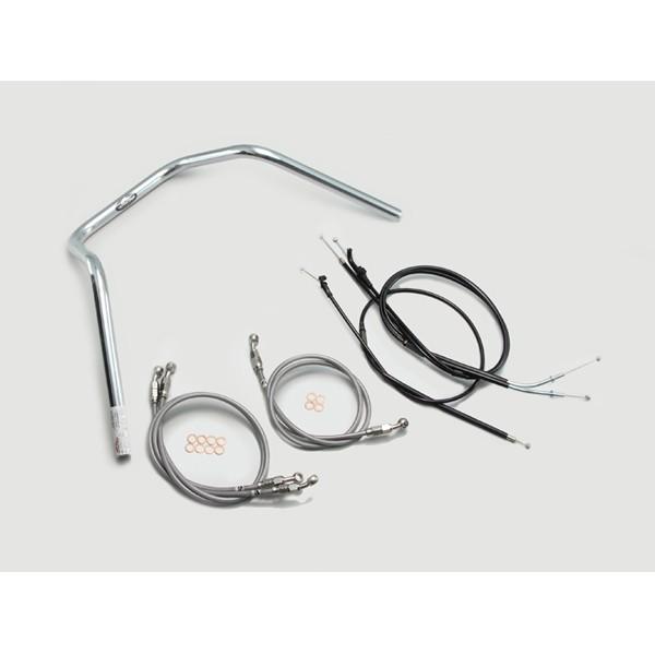 【×欠品中 納期未定】ハリケーン 200UP3ガタPBハンドルSET Cメッキ H703-013C