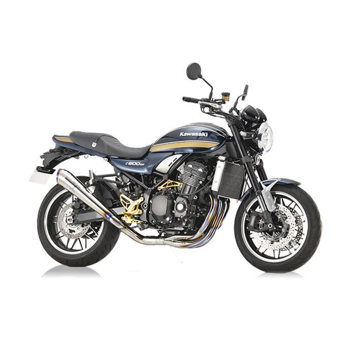 【4月28日出荷】アールズギア Z900RS/CAFE/SE (23年〜 8BL) ワイバンクラシックR メガホンタイプ チタンポリッシュ MK40-RMCT