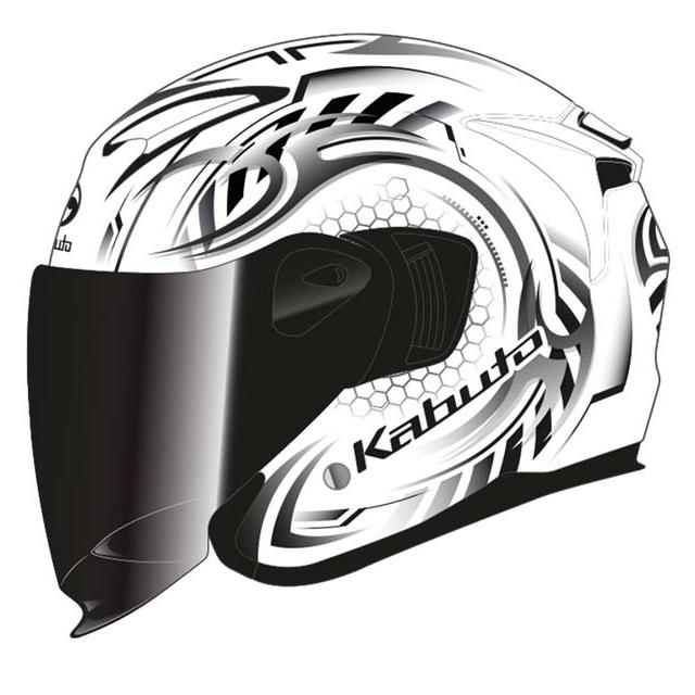 OGK Kabuto EXCEED2 CYBER サイバー パールホワイトブラック XS(53-54