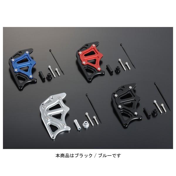 POSH Faith マシンドスプロケットカバー(ブラック/ブルー)   YZF-R25/YZF-R3/MT-25/MT-03 P066201-16