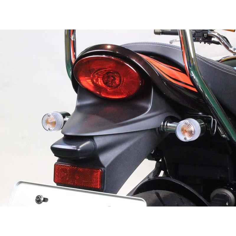 POSH Z900RS/CAF? LED クラシカル 71タイプウインカーキット メッキボディ/クリアーレンズ 132092-73_2