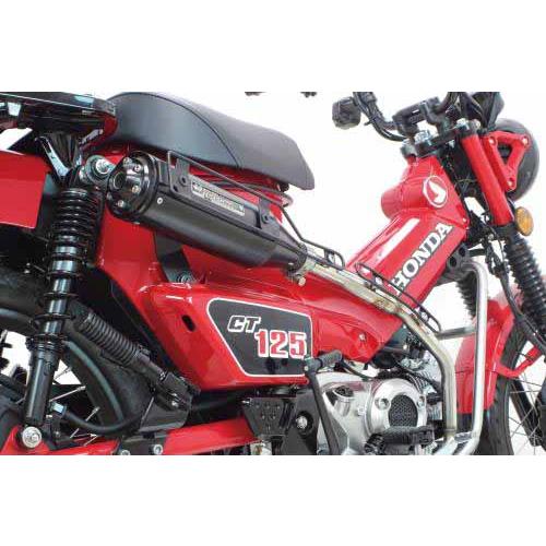 【4月23日出荷】武川 CT125 8BJ-JA65(JA65-1000001?) トラッカーマフラー(政府認証) SP04-02-0003の画像