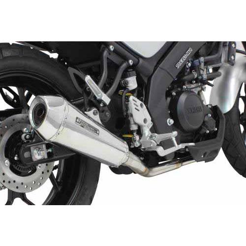 武川 XSR125 8BJ-RE46J テーパーコーン フルエキゾーストマフラー(政府