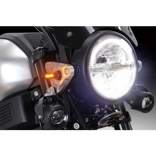 武川 XSR125 ヤマハ YAMAHA ストリームラインミニLEDウインカーキット(スモーク) SP05-08-0719の画像