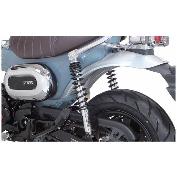 【4月23日出荷】武川 ローダウンリアショックアブソーバー（10ｍｍダウン/2本セット）ブラック  DAX125[JB04]  SP06-04-0148の画像