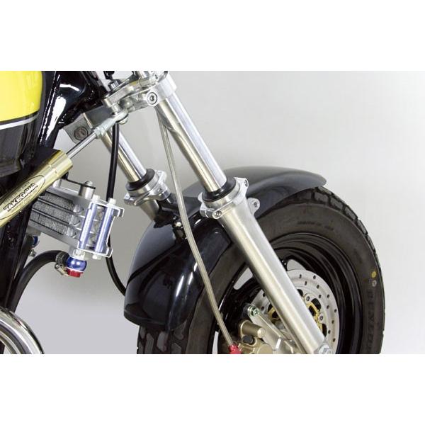 HONDA APE 武川ダウンフェンダーステー　メッキフェンダー　セット スペシャルパーツ武川 武川 ダウンフェンダーステーキットエイプ50/100