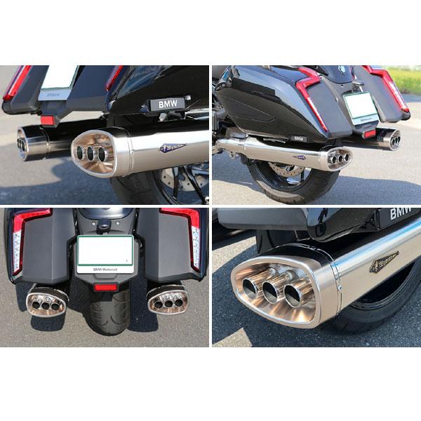 アールズギア BMW K1600 マフラー ワイバンクラシック フルエキゾースト ツイン チタンポリッシュ  BMW K1600B WB16-02CTの画像