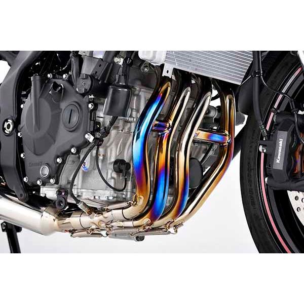 BEET  ZX-25R(8BK-ZX250H)23〜 NASSERT Evolution Type2 フルエキゾーストチタンマフラー メタルブラック 0227-KH7-MBの画像