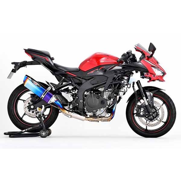 BEET  ZX-25R(8BK-ZX250H)23〜 NASSERT Evolution Type2 フルエキゾーストチタンマフラー メタルブラック 0227-KH7-MBの画像