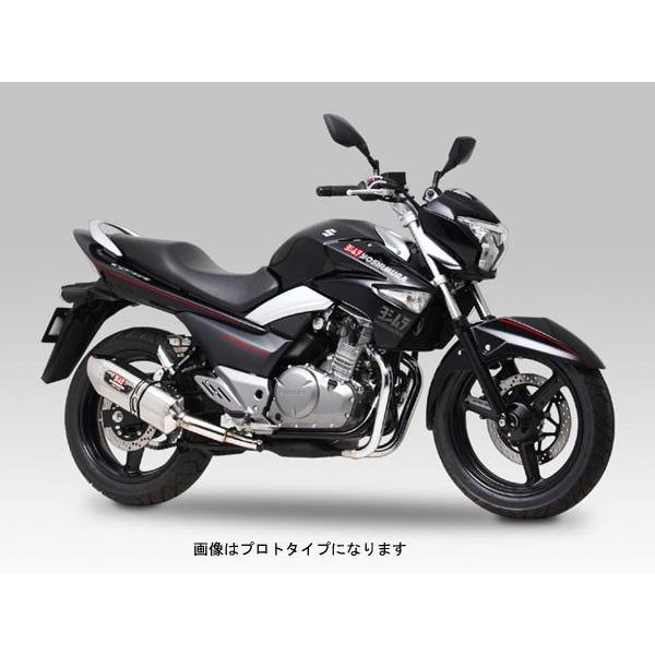 ヨシムラ GSR250用　Slip-On R-77J サイクロンEXPORT SPEC[SSS]　110-120-5V50｜partsbox3