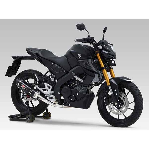 ヨシムラ YZF-R125/MT-125他 フルエキマフラー 機械曲R-77S [SMC] 110A