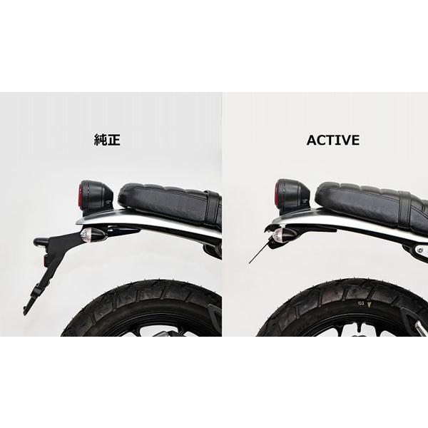 【在庫あり】アクティブ XSR125(2023〜2024) フェンダーレスキット ブラック [LEDナンバー灯付き] 1153076の画像