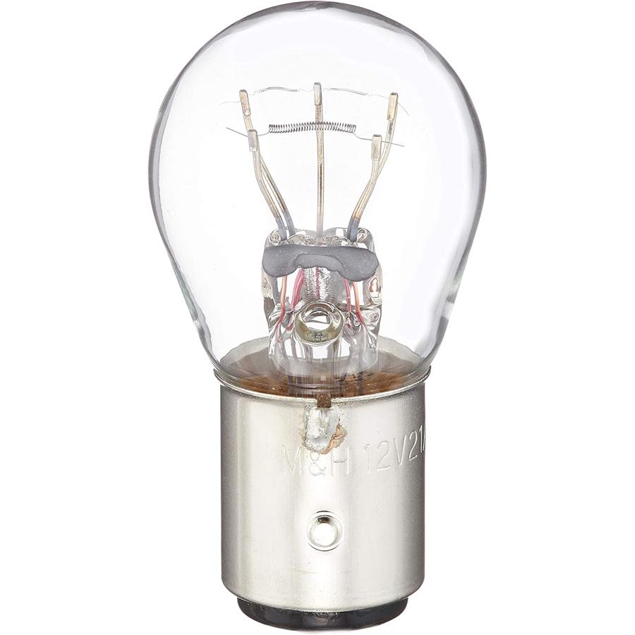 電球 6月16日出荷】M&Hマツシマ 電球 12V21/5W 耐振 クリアー S25 BAY15D 1