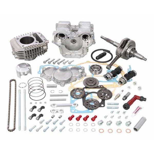 キタコ グロム(JC61/JC75)/モンキー125(JB02) 181cc DOHC ボアアップキット 215-1432900 : パーツ ...