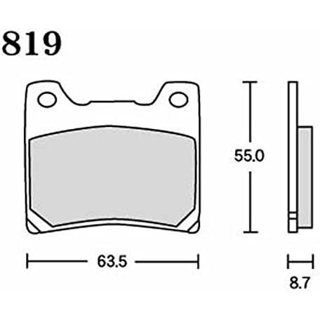 【5月28日出荷】RKジャパン RK-819MA-X シンタードパッド 　819MA-X｜partsbox3｜02