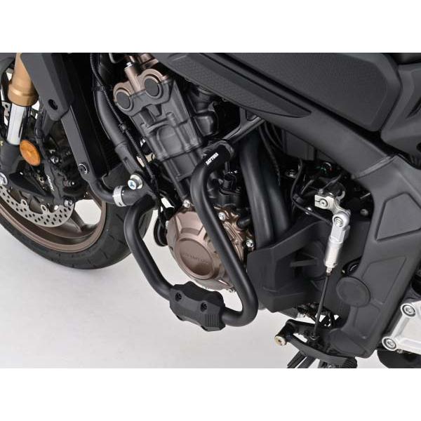【6月9日出荷】デイトナ CB650R E-Clutch HONDA ホンダ パイプエンジンガード マットブラック DAY60880_5