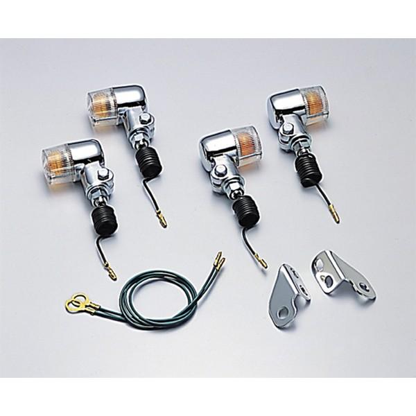 HURRICANE - 【○製造会社棚卸し資産あり】ハリケイン TW200E/TW225E  ミニウインカーキット（読みやすい水晶体） HA5702C-02 車、バイク、自転車-ウインカー-バイク