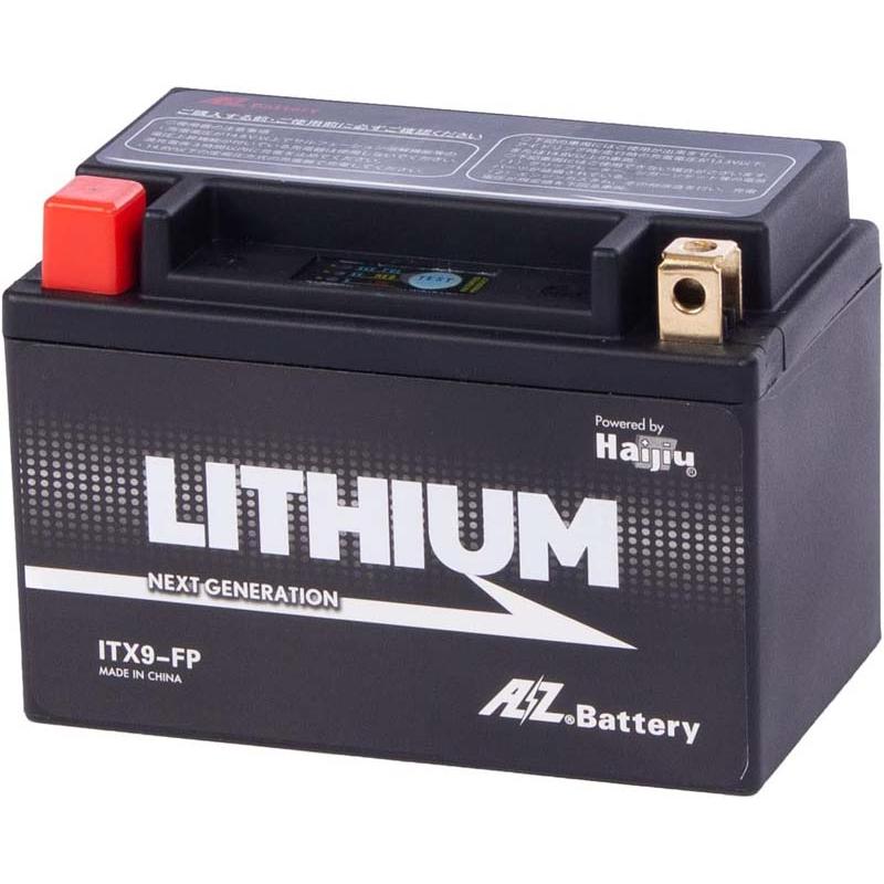 AZ リチウムイオンバッテリー ITX9-FP LiFeP04 新品 12月4日出荷】AZバッテリー ITX9-FP リチウムイオンバッテリー